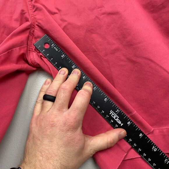 Polo Ralph Lauren Shorts Men 34 Red Khaki‎ Chino Solid Stretch Classic Fit EUC - Picture 6 of 12